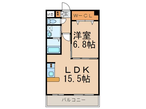 ロイヤル覚王山の物件間取画像